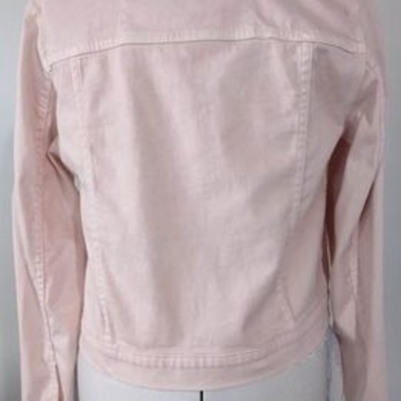 Medium Michael Kors Womens Long Sleeve Pink Jacket Pockets Buttons Up C5273 - Picture 2 of 6